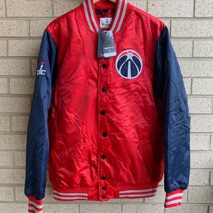 Fanatics Washington Wizards Red Blue Satin Jacket